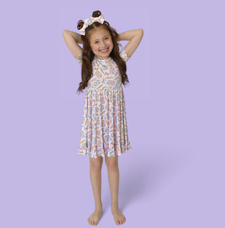 EASTER DAISY DREAM RUFFLE DRESS