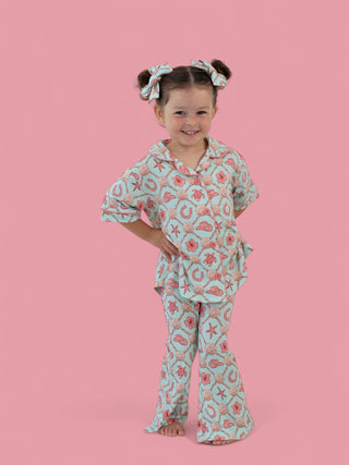 COASTAL COWGIRL DREAM GIRL'S FLARE SET