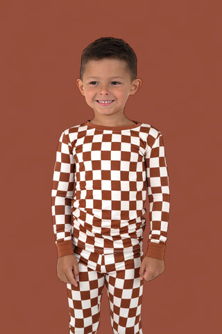 COPPER CHECKERS DREAM SET