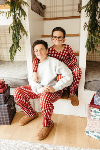 PEPPERMINT PLAID DREAM SET