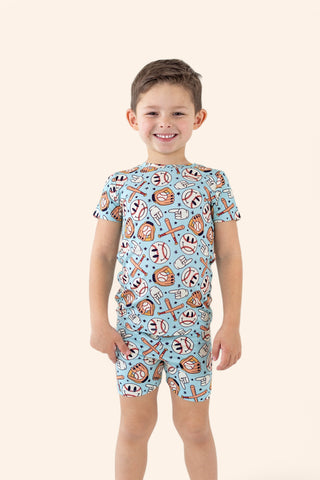 BASEBALL SMILEY DREAM SHORT SET