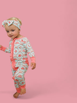 COASTAL COWGIRL DREAM RUFFLE ROMPER