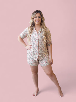 VICTORIAN BLOOM WOMEN’S DREAM SHORT SET