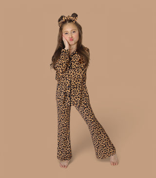 LEOPARD DREAM BOW HAIR CLIPS