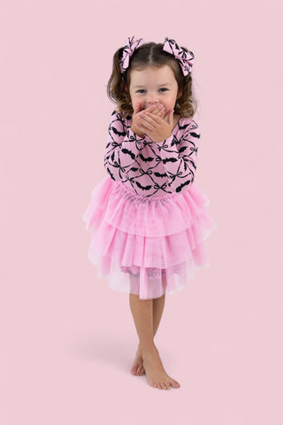 BATTY BOWS LONG SLEEVE DREAM TUTU DRESS