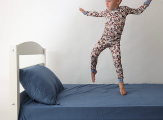 SLATE BLUE DREAM TWIN SHEET SET