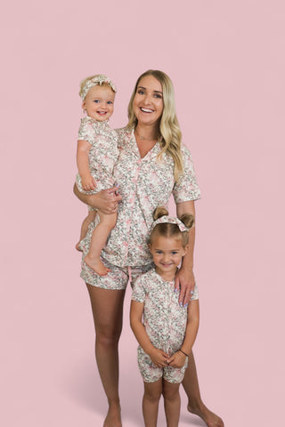 VICTORIAN BLOOM WOMEN’S DREAM SHORT SET