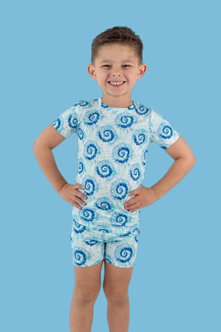 OCEAN WAVES TIE DYE DREAM SHORT SET