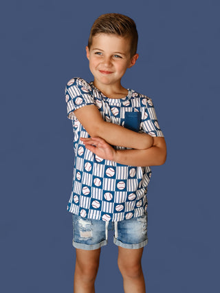 GRAND SLAM GRID DREAM POCKET TEE