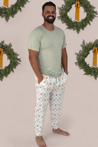 MUTED CHECKERS MEN'S DREAM JOGGER SET