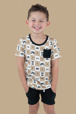 BORN TO RIDE DREAM POCKET TEE