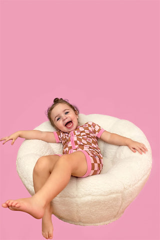 EXCLUSIVE SUNSET BEACH CHECKERS DREAM SHORTIE