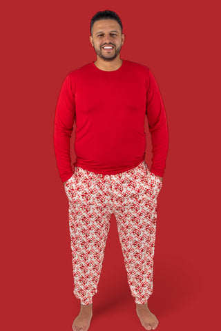 JOLLY SANTA CHECKERS MEN'S DREAM JOGGER PANT