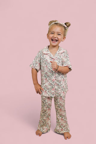 VICTORIAN BLOOM DREAM GIRL'S FLARE SET