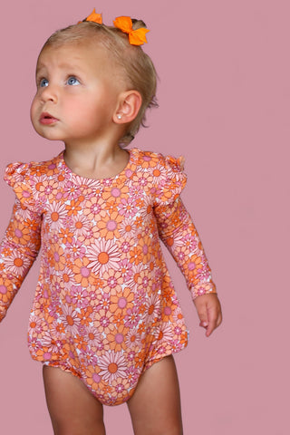 EXCLUSIVE BRIELLE'S BLOOMS DREAM BUBBLE ROMPER