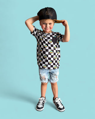 ROLLING TO RECESS DREAM POCKET TEE