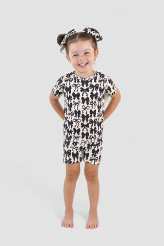 NEUTRAL BOWS DREAM SHORT SET