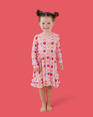 PENCILS & BOWS DREAM RUFFLE DRESS
