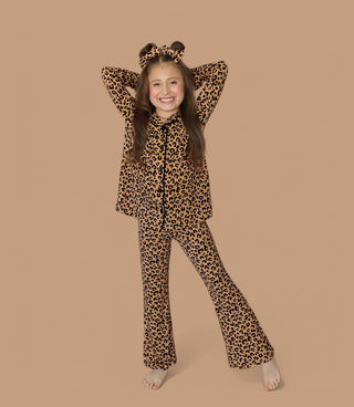 LEOPARD DREAM BOW HAIR CLIPS