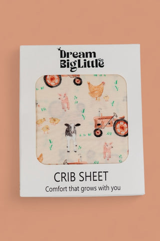 FARMYARD FRIENDS DREAM CRIB SHEET