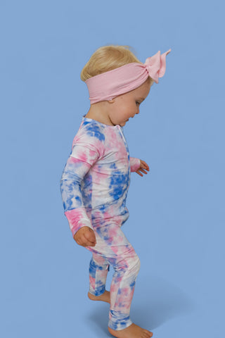 COTTON CANDY TIE DYE DREAM ROMPER