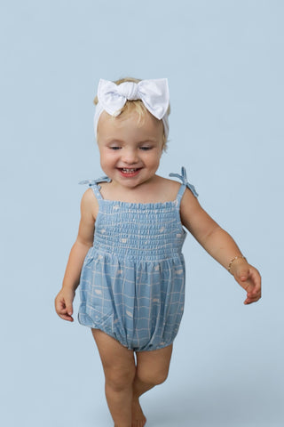 EXCLUSIVE SWEET DREAMS DREAM SPAGHETTI BUBBLE ROMPER