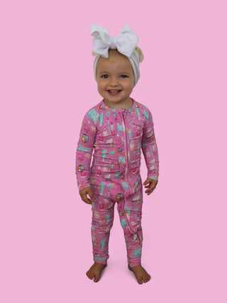 GLAMOUR MAGIC DREAM RUFFLE ROMPER