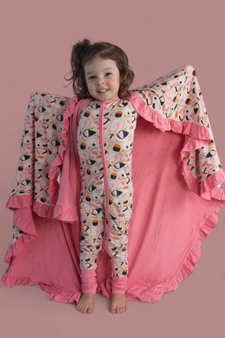 SWEET PEA SUSHI DREAM RUFFLE BLANKET