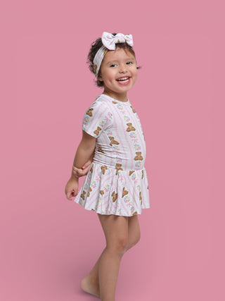 BEAR-Y BLOSSOMS DREAM BODYSUIT DRESS