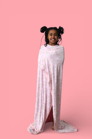 BUNNY BOW BLOSSOMS DREAM BLANKET