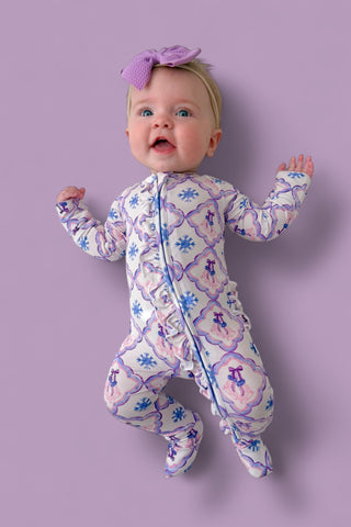 ICY WONDERLAND DREAM RUFFLE ROMPER