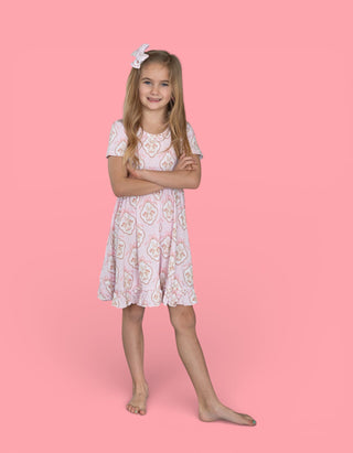 BUNNY BOW BLOSSOMS DREAM RUFFLE DRESS