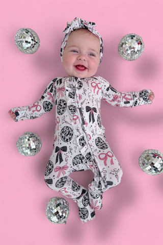 MIDNIGHT DISCO DARLING DREAM RUFFLE ROMPER