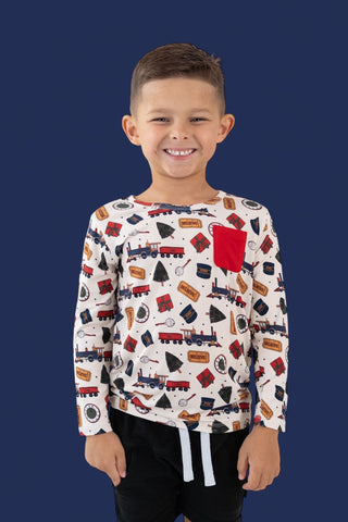 POLAR MAGIC EXPRESS DREAM LONG SLEEVE POCKET TEE