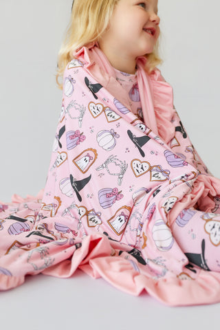 PRETTY LITTLE HAUNTS DREAM RUFFLE BLANKET