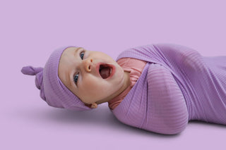 AMETHYST RIB DREAM SWADDLE & BEANIE