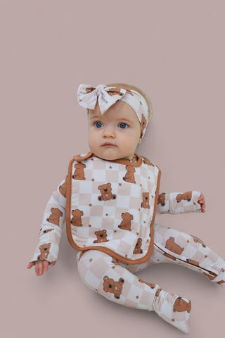 COZY BEAR DREAM BABY BIB