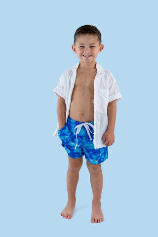 SAPPHIRE SEAS BOY'S DREAM SWIM TRUNKS