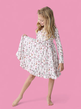 HOWDY 2025 DREAM RUFFLE DRESS