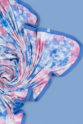 COTTON CANDY TIE DYE DREAM BLANKET
