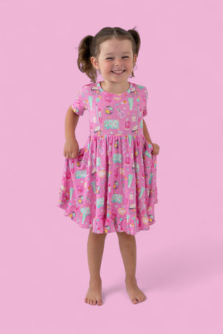 GLAMOUR MAGIC DREAM RUFFLE DRESS