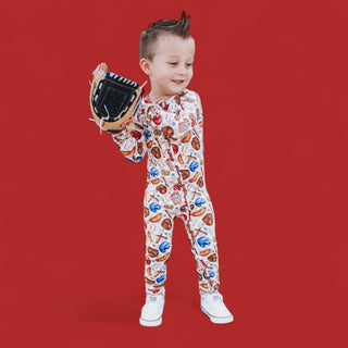 TAKE ME OUT TO THE BALL GAME DREAM ROMPER