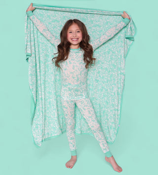 SEAFOAM TIE DYE DREAM BLANKET