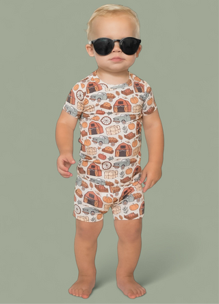 HAYRIDE AND HARVEST DREAM SHORT SET