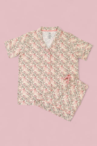 VICTORIAN BLOOM WOMEN’S DREAM SHORT SET