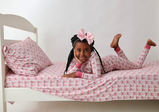 BOW CUTE DREAM TWIN SHEET SET