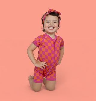 NEON DREAMS CHECKERS DREAM SHORTIE