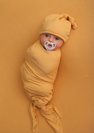 HONEY RIB DREAM SWADDLE & BEANIE