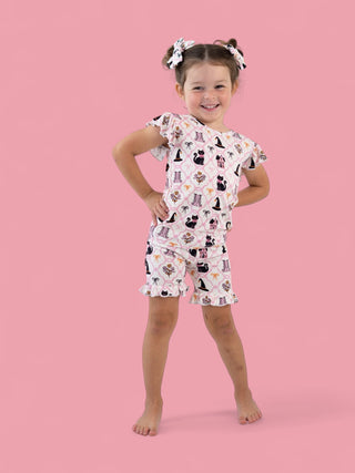 BROOMSTICKS AND BLOSSOMS DREAM RUFFLE SHORT SET