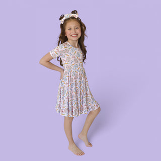 EASTER DAISY DREAM RUFFLE DRESS